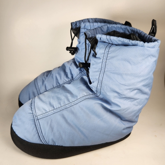 SIERRA DESIGNS Down Bootie Women's Medium Blue Slipper Comfort Shoe - Picture 4 of 10